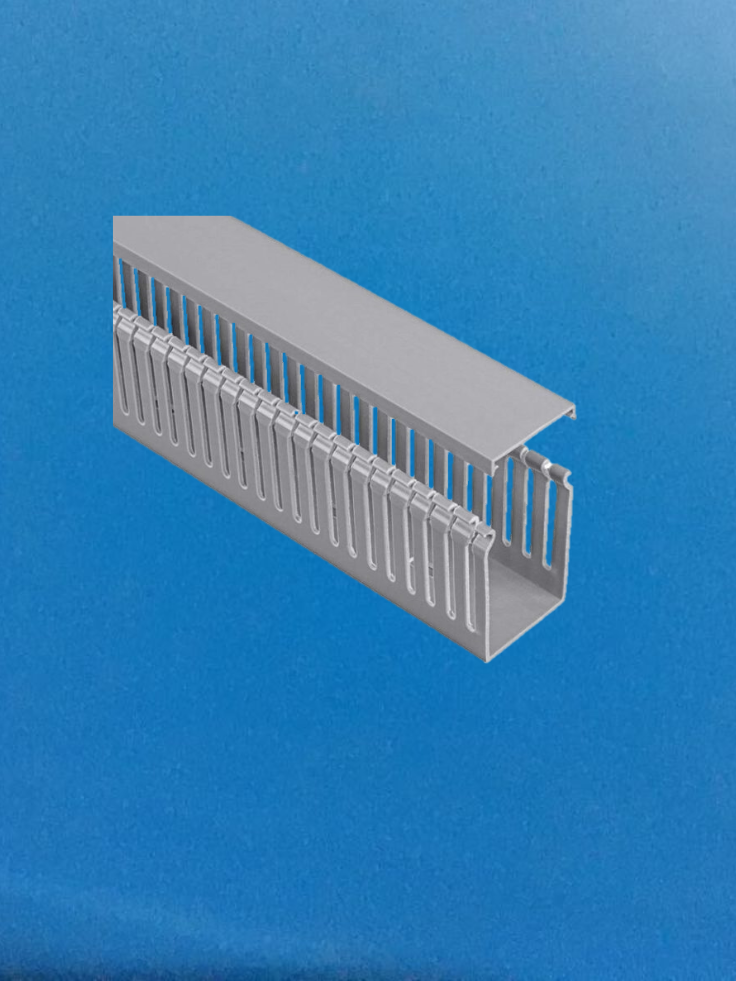 CANALETA RANURADA DE PVC 80*80 - Accemec Kira Lima
